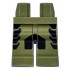 Hips and Legs with Black Panels on Sides and Center, Gran Turismo Pattern: {маслинено зелен}