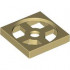 TURN PLATE 2X2, LOWER PART: {тухлено жълт}
