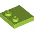PLATE 2X2, W/ REDUCED KNOBS: {ярко жълто-зелен}