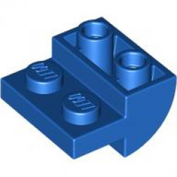 BRICK 2X2X1 INV. BOW, W/ CUT OUT: {ярко син}