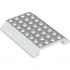 ROOF TILE 6X8, DEG. 45 W/ CUT OUT: {бял}