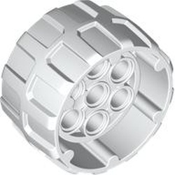 SPACE WHEEL,DIA. 37,DIA. 22,W/ 4.85 HOLE: {бял}