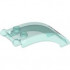 Windscreen 6 x 2 x 2 with Bar Handle with White Spider with Bent Legs Pattern: {прозрачно светло син}