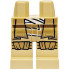 Hips and Legs with Dark Tan Robe Ends, Gold Lines and Black Outline, Knee Wrappings, White Sash Belt Pattern: {тухлено жълт}