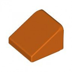 ROOF TILE 1X1X2/3, PC: {червеникаво-оранжев}