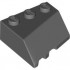 Wedge 3 x 3 Sloped Right: {тъмно каменно сив}