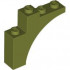 BRICK W/ BOW 1X4X3: {маслинено зелен}