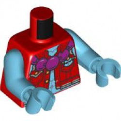 MINI UPPER PART, NO. 6913: {ярко червен}