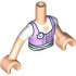 TORSO, GIRL, W/ ARM, NO. 555: {светло нуга}
