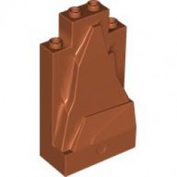 WALL ELEMENT 2X4X6, MOUNTAIN: {тъмно оранжев}