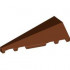 LEFT ROOF TILE 2X5, 45 DEG.: {червеникаво-кафяв}