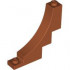 BRICK WITH BOW 1X5X4 INV.: {тъмно оранжев}