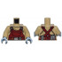 Torso Dark Red Overalls, Silver Buckles and Pouches, Reddish Brown Utility Belt Pattern / Dark Tan Arms / Sand Blue Hands: {пясъчно жълт}
