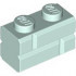 Brick, Modified 1 x 2 with Masonry Profile: {аквамарин}