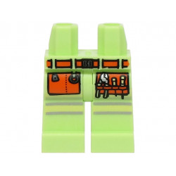 Hips and Legs with Silver and Bright Light Yellow Reflective Stripes, Orange Belt and Pockets with Pliers and Screwdrivers Pattern (BAM): {пролетно жълто-зелен}