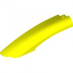 LEFT SHELL 2X10X2, OUTSIDE BOW, W/ CUT: {пъстро жълт}