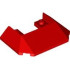 Wedge 6 x 4 Cutout (Train Roof) with 9 Large Bottom Tubes: {ярко червен}