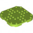 PLATE, 8X8X2/3, CIRCLE, W/ REDUCED KNOBS: {ярко жълто-зелен}