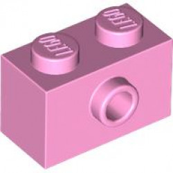 BRICK 1X2 W/ 1 KNOB: {светло пурпурен}