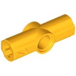 Technic, Axle and Pin Connector Angled #2 - 180 degrees: {огнено жълто-оранжев}