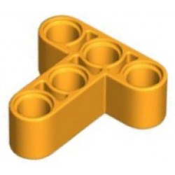 Technic, Liftarm, Modified T-Shape Thick 3 x 3: {огнено жълто-оранжев}