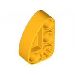 Technic, Liftarm, Modified L-Shape Quarter Ellipse Thick 2 x 3: {огнено жълто-оранжев}