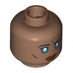 MINI HEAD, NO. 4263: {умерено кафяв}