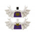 Torso Gold Spider and Trim on Dark Purple Panel Pattern / White Arms with Wings / White Hands: {бял}