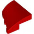 PLATE 2X2X2/3, HALF BOW W/ CUT, RIGHT: {ярко червен}