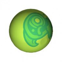 VOODOO BALL, DIA. 10.2, NO. 1036: {ярко жълто-зелен}