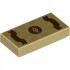 FLAT TILE 1X2, NO. 415: {тухлено жълт}