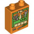 BRICK 1X2X2, NO. 256: {ярко оранжев}