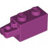 BRICK 1X2 W/STUB HORIZ. END: {ярко червеникаво-виолетов}