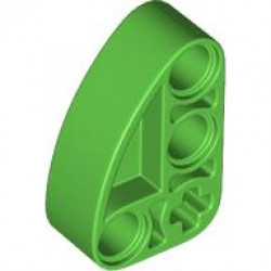 SHELL 3X1X2, W/ CROSS HOLE, NO. 1: {ярко зелен}