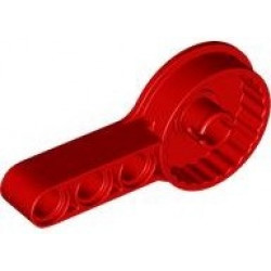 Technic Rotation Joint Disk with Large Pin and 3L Liftarm Thick: {ярко червен}