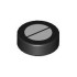 FLAT TILE 1X1, ROUND, NO. 298: {черен}