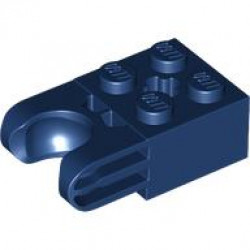 BRICK 2X2 W. CUP FOR BALL: {земно син}
