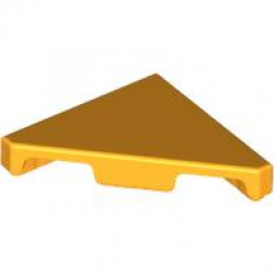 TILE 2X2, W/ DEG. 45 CUT: {огнено жълто-оранжев}