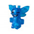 Cornish Pixie with Black Eyes, Wink and Lopsided Open Mouth Smile with White Teeth Pattern: {прозрачен син опал}