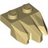 DESIGN, PLATE 2X3, ROCK, NO. 1: {тухлено жълт}