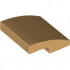 PLATE W. BOW 2X2X2/3: {умерен тан}