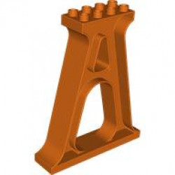 CRANE BASE, NO. 1: {червеникаво-оранжев}