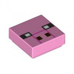 FLAT TILE 1X1, NO. 319: {светло пурпурен}