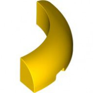 1/4 ARCH BRICK 4X4, W/ CUTOUT, NO. 1: {ярко жълт}