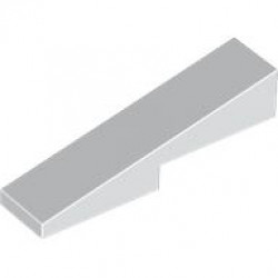 ROOF TILE 1X4X1, NO. 2: {бял}
