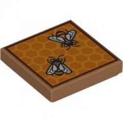 FLAT TILE 2X2, NO. 736: {умерен нуга}