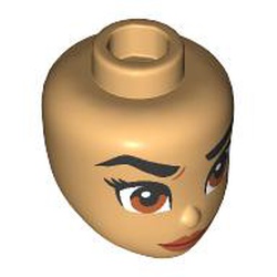 MINI DOLL, HEAD, NO. 491: {умерен тан}