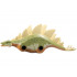 Dinosaur Body Stegosaurus with Fixed Olive Green Top with Molded Tan Flexible Rubber Plates and Thagomizer and Printed Dark Green Scales Pattern: {умерен нуга}