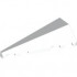 LEFT ROOF TILE 2X5, 45 DEG.: {бял}