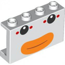 WALL ELEMENT 1X4X2, NO. 15: {бял}